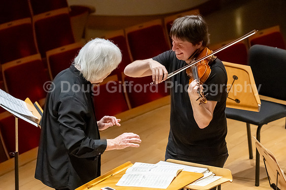 Pacific Symphony VIP dinner and rehearsal for Joshua Bell & Larisa Martínez: Voice & the Violin
