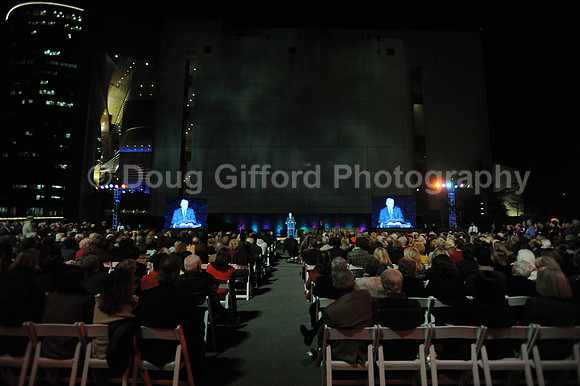 Orange County Performing Arts Center renaming ceremony to Segerstrom Center for the Arts.