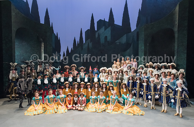 Group #1 photograph of Supernumeraries/ young dancers in ABT "Sleeping Beauty"
