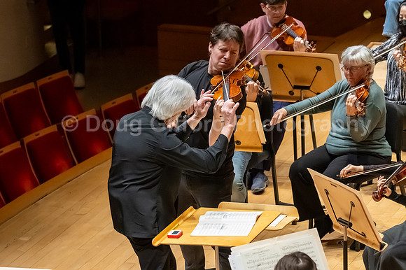 Pacific Symphony VIP dinner and rehearsal for Joshua Bell & Larisa Martínez: Voice & the Violin
