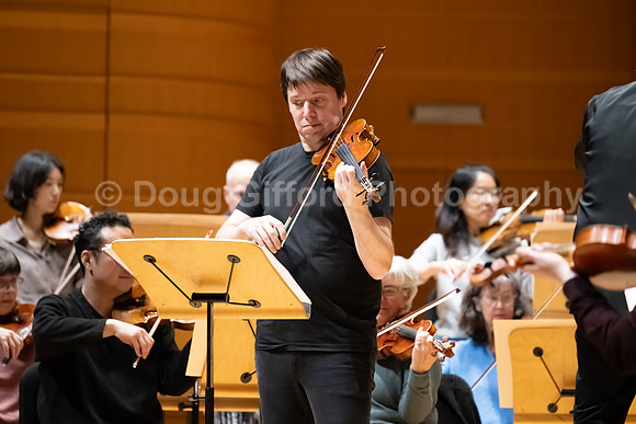 Pacific Symphony VIP dinner and rehearsal for Joshua Bell & Larisa Martínez: Voice & the Violin