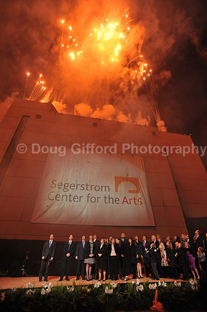 Orange County Performing Arts Center renaming ceremony to Segerstrom Center for the Arts.