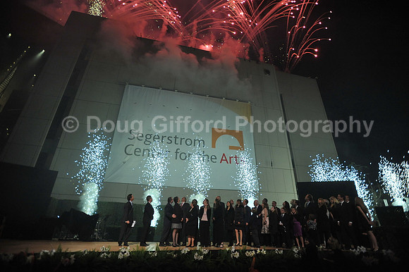 Orange County Performing Arts Center renaming ceremony to Segerstrom Center for the Arts.