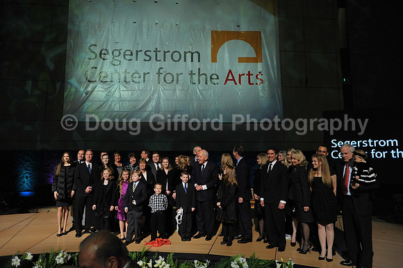 Orange County Performing Arts Center renaming ceremony to Segerstrom Center for the Arts.