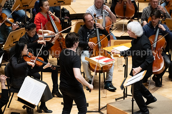 Pacific Symphony VIP dinner and rehearsal for Joshua Bell & Larisa Martínez: Voice & the Violin