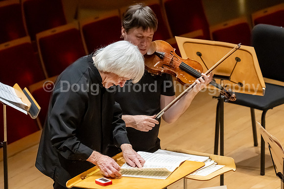 Pacific Symphony VIP dinner and rehearsal for Joshua Bell & Larisa Martínez: Voice & the Violin