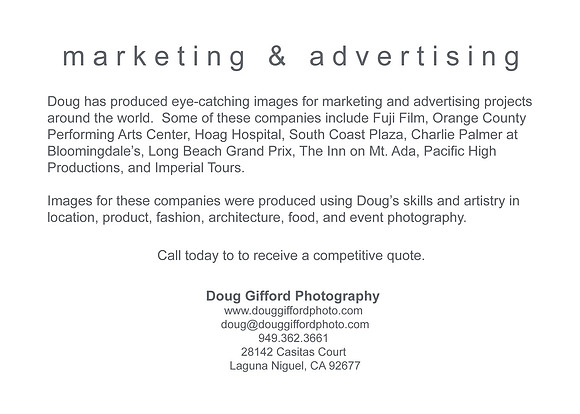 DGP Marketing & Advertising Promo Card