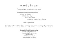DGP Weddings Promo Card