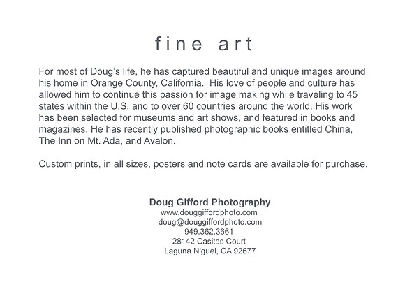 DGP Fine Art Promo Card