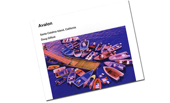 Avalon - Self Publised book of photographs