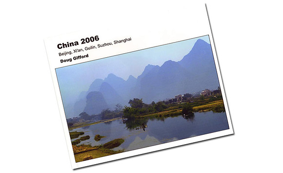China - Self Publised boo of images from trip to China 2006