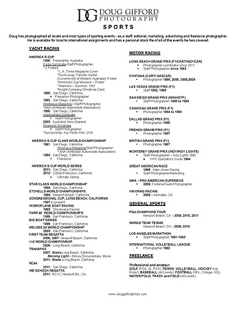 DGP Sports Resume