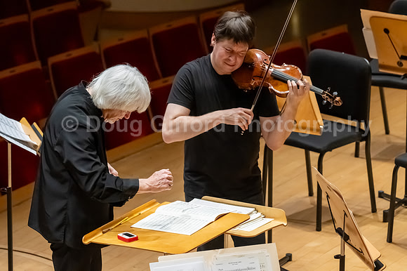 Pacific Symphony VIP dinner and rehearsal for Joshua Bell & Larisa Martínez: Voice & the Violin