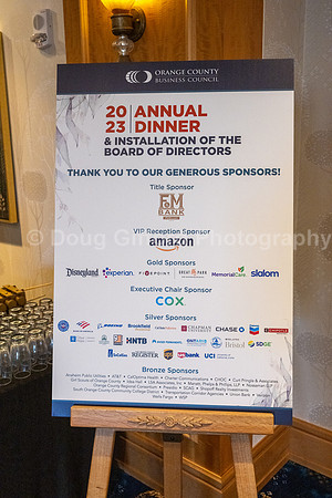 Orange County Business Council - 2023 Annual Dinner & Installation of the Board of Directors