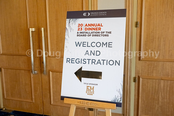 Orange County Business Council - 2023 Annual Dinner & Installation of the Board of Directors