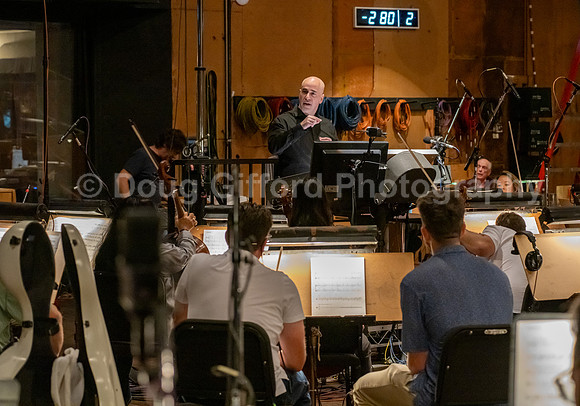 "American Mosaic" Orchestra recording session at Sony Pictures Studios