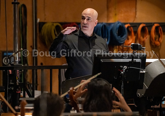 "American Mosaic" Orchestra recording session at Sony Pictures Studios
