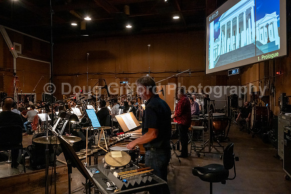 "American Mosaic" Orchestra recording session at Sony Pictures Studios