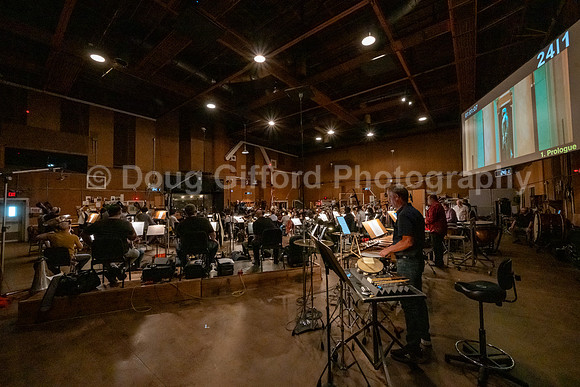 "American Mosaic" Orchestra recording session at Sony Pictures Studios