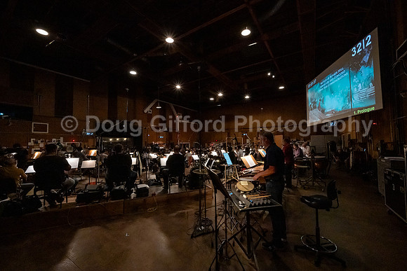 "American Mosaic" Orchestra recording session at Sony Pictures Studios