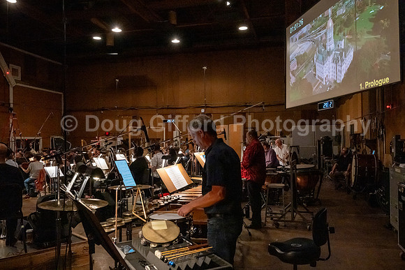 "American Mosaic" Orchestra recording session at Sony Pictures Studios