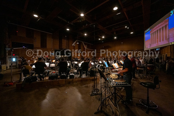"American Mosaic" Orchestra recording session at Sony Pictures Studios