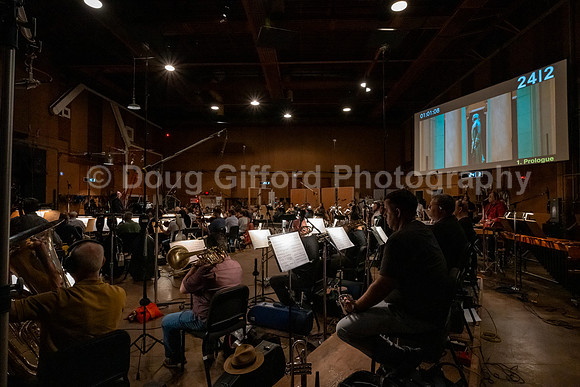 "American Mosaic" Orchestra recording session at Sony Pictures Studios