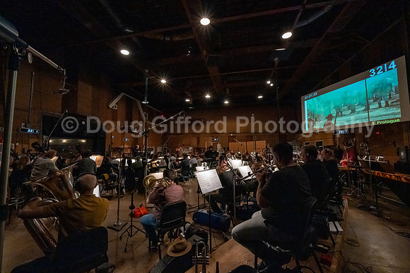 "American Mosaic" Orchestra recording session at Sony Pictures Studios