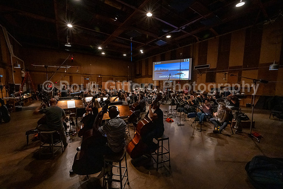 "American Mosaic" Orchestra recording session at Sony Pictures Studios