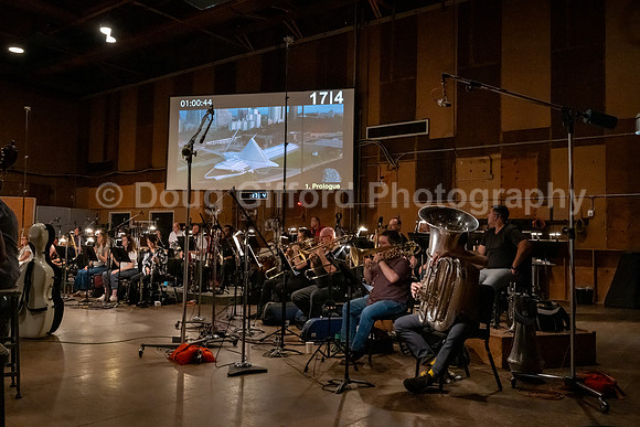 "American Mosaic" Orchestra recording session at Sony Pictures Studios