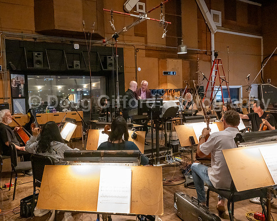 "American Mosaic" Orchestra recording session at Sony Pictures Studios