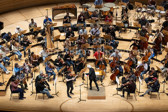 Pacific Symphony VIP dinner and rehearsal for Joshua Bell & Larisa Martínez: Voice & the Violin