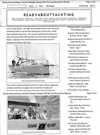 Ready About Yachting - July 12, 2013