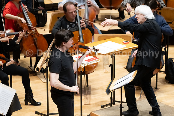 Pacific Symphony VIP dinner and rehearsal for Joshua Bell & Larisa Martínez: Voice & the Violin