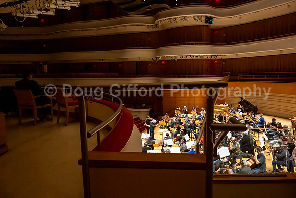 Pacific Symphony VIP dinner and rehearsal for Joshua Bell & Larisa Martínez: Voice & the Violin