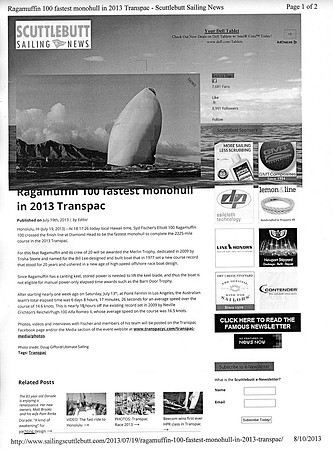 Scuttlebutt Sailing News - July 19, 2013