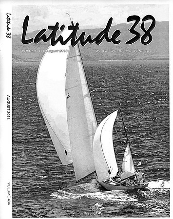 Latitude 38 Cover by Sharon Green - August 2013