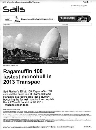 Sails Magazine - July 20, 2013