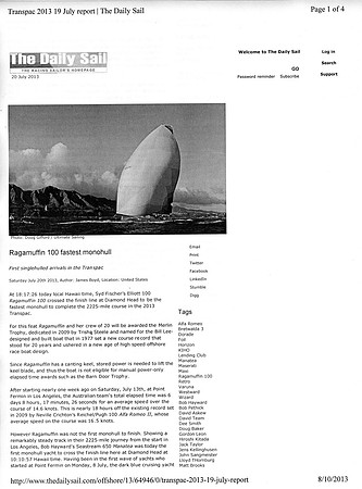 The Daily Sail - July 19, 2013