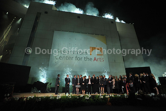 Orange County Performing Arts Center renaming ceremony to Segerstrom Center for the Arts.