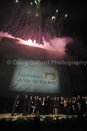 Orange County Performing Arts Center renaming ceremony to Segerstrom Center for the Arts.