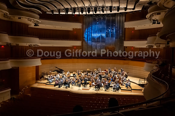 Pacific Symphony VIP dinner and rehearsal for Joshua Bell & Larisa Martínez: Voice & the Violin