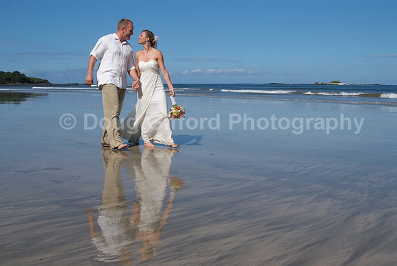 Wedding on the beach in Costa Rica