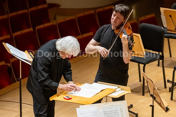 Pacific Symphony VIP dinner and rehearsal for Joshua Bell & Larisa Martínez: Voice & the Violin