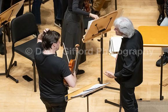 Pacific Symphony VIP dinner and rehearsal for Joshua Bell & Larisa Martínez: Voice & the Violin