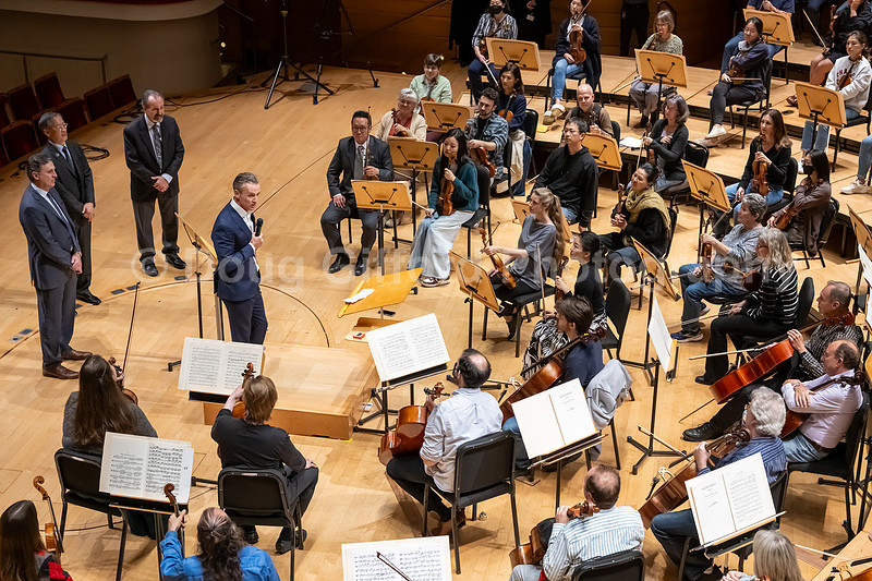Pacific Symphony - Introduction of Alexander Shelley to the Orchestra