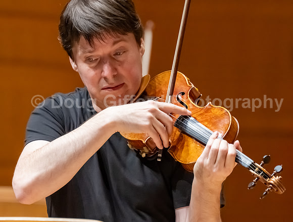 Pacific Symphony VIP dinner and rehearsal for Joshua Bell & Larisa Martínez: Voice & the Violin