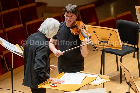 Pacific Symphony VIP dinner and rehearsal for Joshua Bell & Larisa Martínez: Voice & the Violin