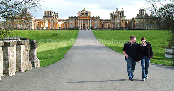 Storry's engagement portraits, Blenheim Palace, England