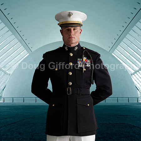 Captain Donaldson, United States Marine, Lifestyle Portraiture